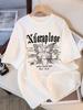Summer Fashion Unique Design Pure Cotton Printed Unisexs and Womens Clothing New Personalized Loose Casual Round Neck Tshirt