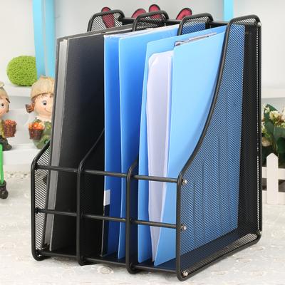 Triple Layer Mesh Metal File Rack Inner Arc Document Holder
