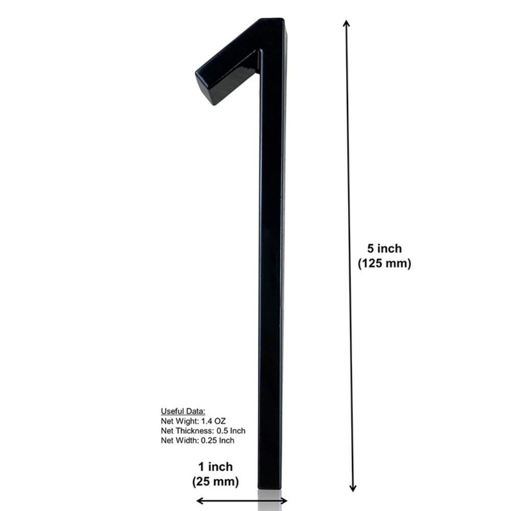 Outdoor Use Metal House Numbers Modern Design House Number Sign  Yard Decoration