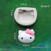 Silicone Molds: KT Cat & Little White Rabbit for Chocolate, Fondant, Cake, Resin DIY