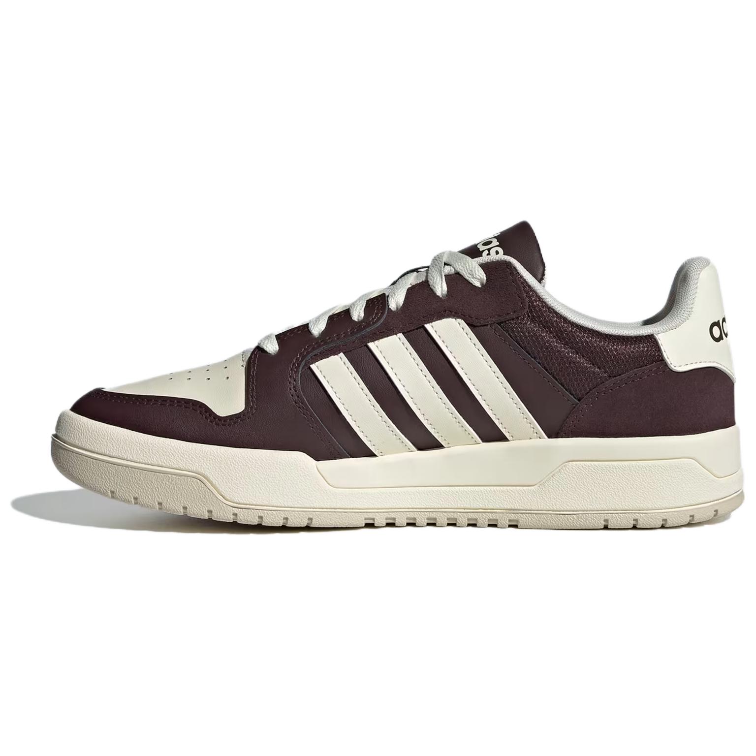 Adidas Neo Entrap Versatile Low top Skateboard Shoes Unisex Brown White JI2547 40