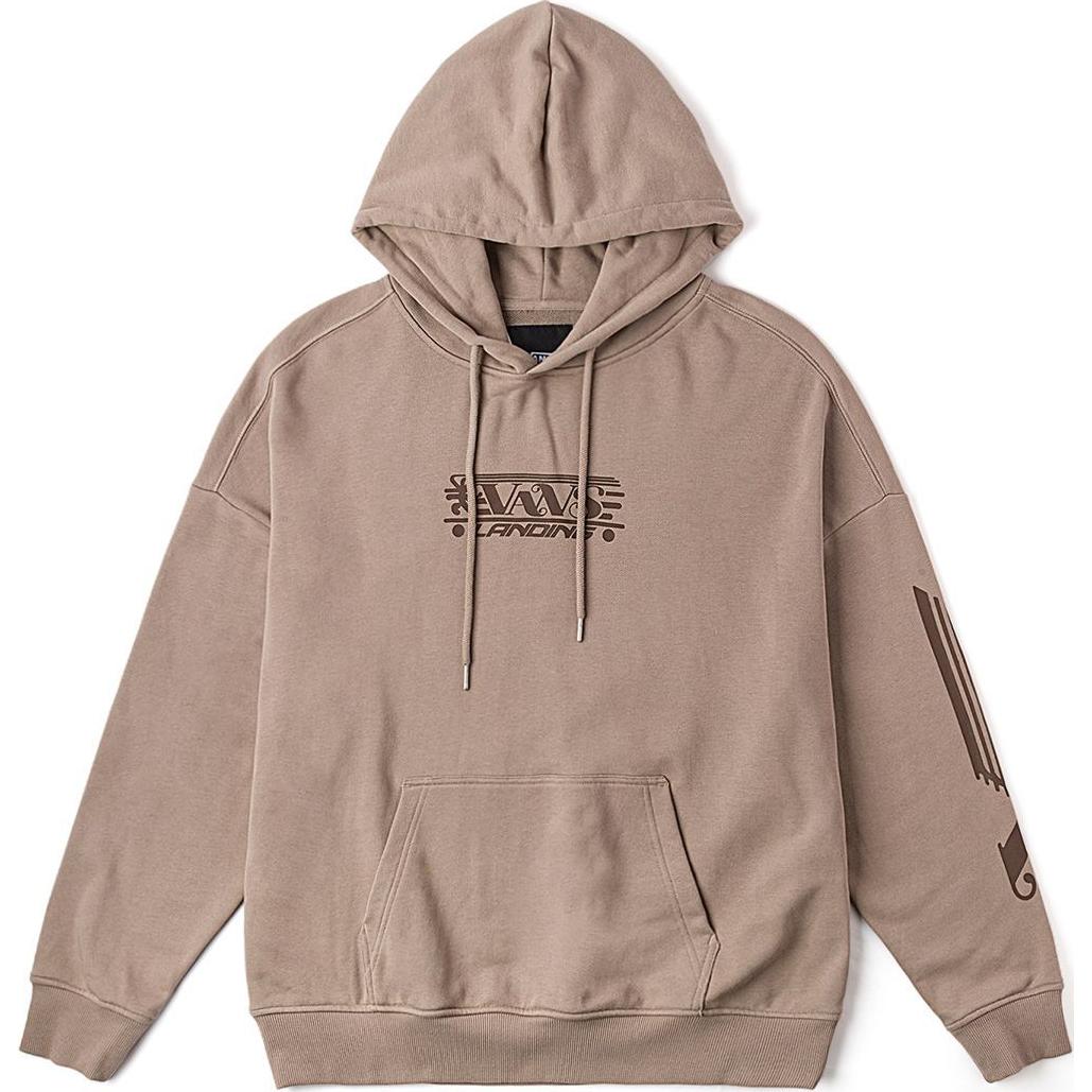 Vans Khaki Washed Embroidered Pullover Hoodie VN000KVJYEH XL