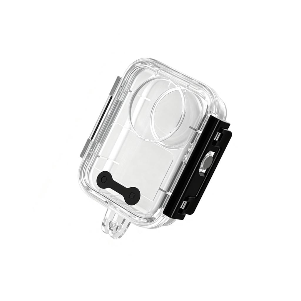 Full Coverage Camera Waterproof Shell 144FT Depth PC Construction Quick Release Mechanism for 360 Camera Diving Case