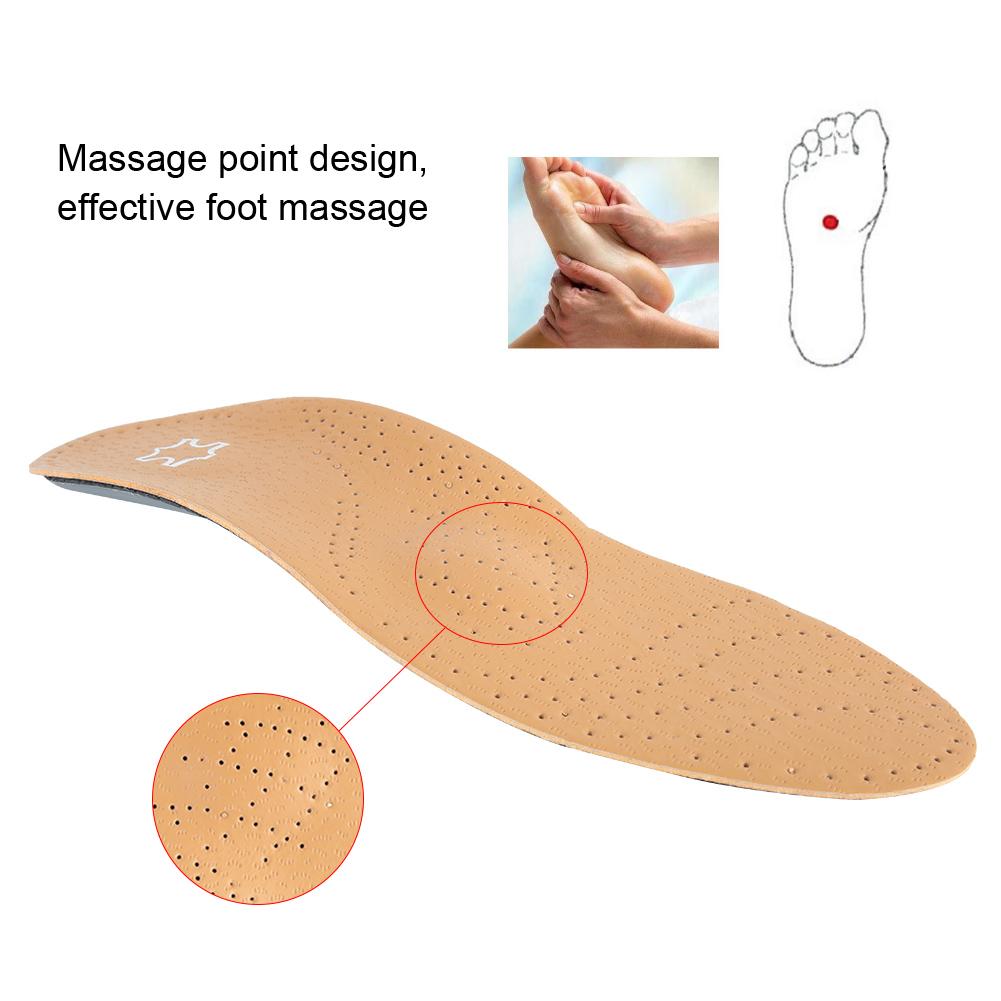 Unisex Orthotic Insoles Flat Feet Arch Support Pain Relive Massage Insole Shoes Pad