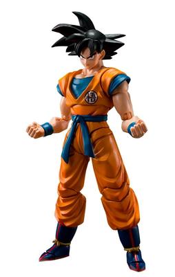 TAMASHII NATIONS Dragon Ball Super Son Goku SUPER HELD Bemalte Bewegliche Figur S.H.Figuarts