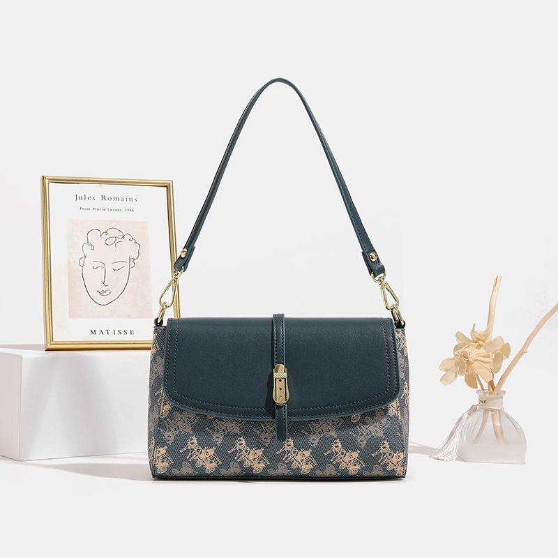 

Mother s Day Gift Fancy Ladieswear Bag Women s 2025 New Arrival Fashion Shoulder Underarm Bag Work Clothing Crossbody Bag Blue