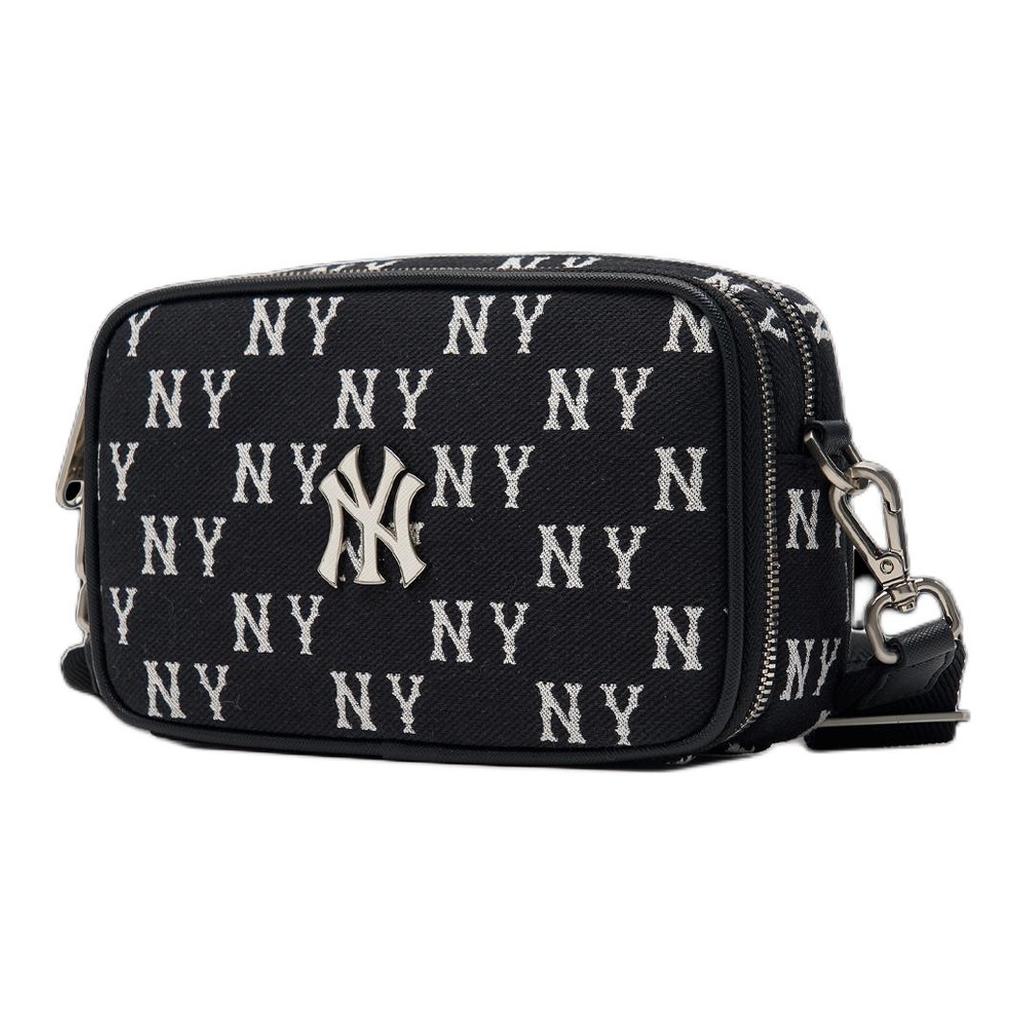 New MLB Cotton And Polyester Blend One Shoulder Handbag Crossbody Bag Regular Unisex Black 3ACRS014N-50BKS