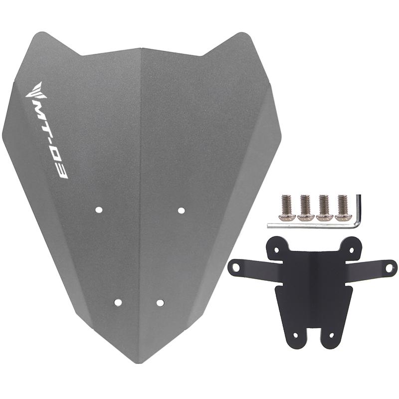 For YAMAHA MT25 MT03 2022 Windshield Windscreen Pare-brise Smoke MT-25 MT-03 Motorcycle Accessories Wind