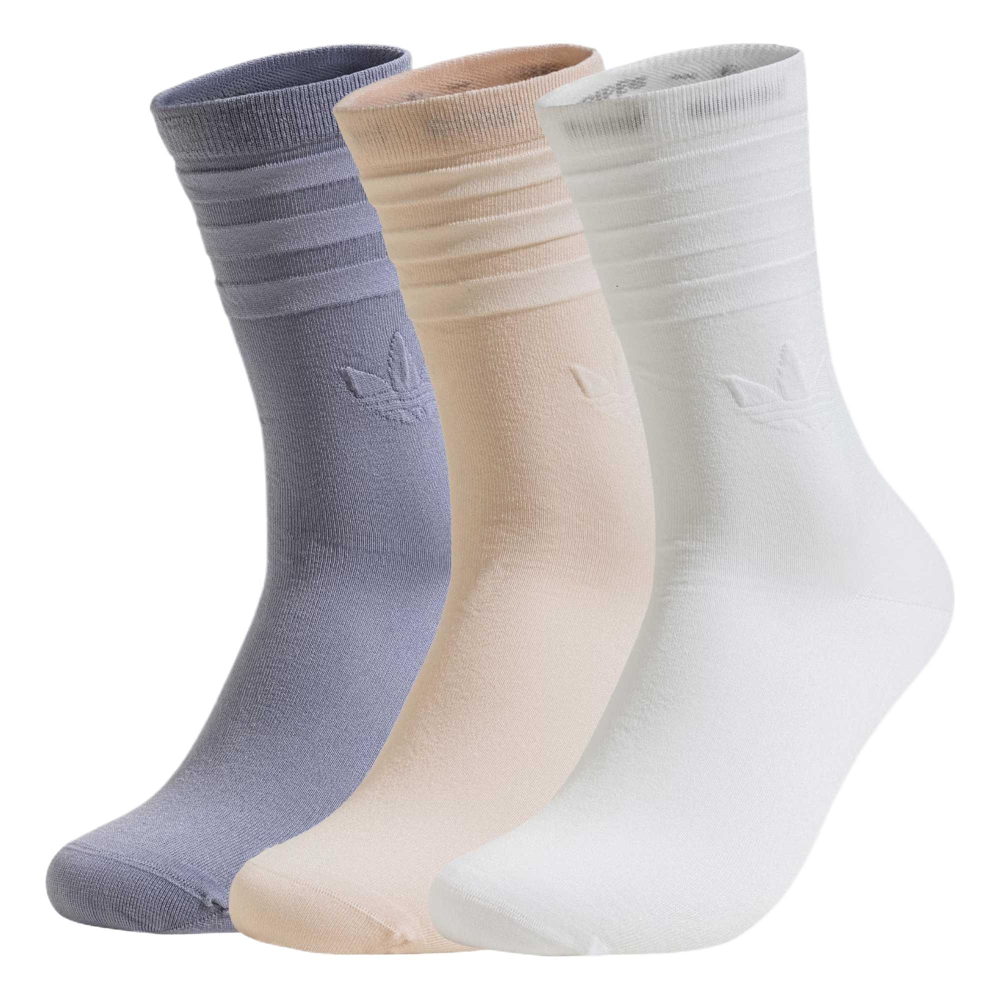 

Adidas Originals Socks Collective Power Series Fashion Solid Color Comfortable Trendy Simple Mid-Calf Socks 3 Pairs Women socks JJ4305 S