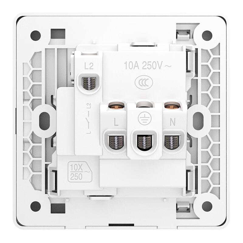 ABB Junzhi Series 10A 86-Type Wall Switch Socket