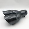 Universal 63mm Car Muffler Exhaust Tip Tail Pipe Stainless Steel Car Rear Tail Throat Car Accessories
