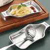1pc Premium 304 Stainless Steel Kitchen Utensil Holder , Sleek, Easy to Clean Spoon Rest with Dotted Design, Perfect for Home Kitchens, Hotels