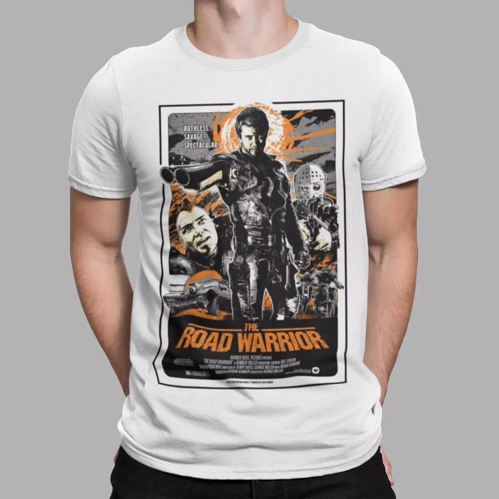 

Mad Max T-Shirt The Road Warrior Movie Film Tee 70s 80s Interceptor Gift UK Unisex T-Shirt L