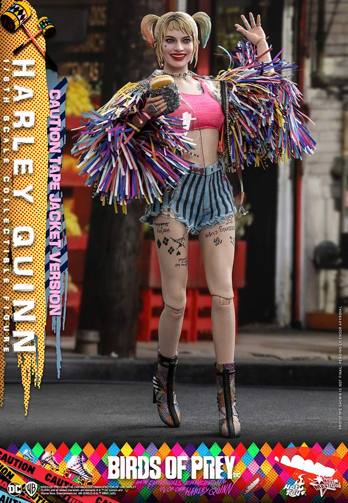 Hot Toys Movie Masterpiece Birds of Prey Harley Quinn Caution Tape Version Scale Figure Pink MM566 1/6