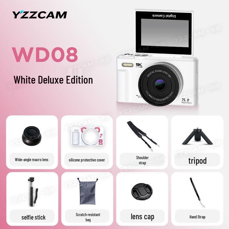 High-Definition Retro Mirrorless Camera for Students and Travel - Entry-Level, Perfect for Girls