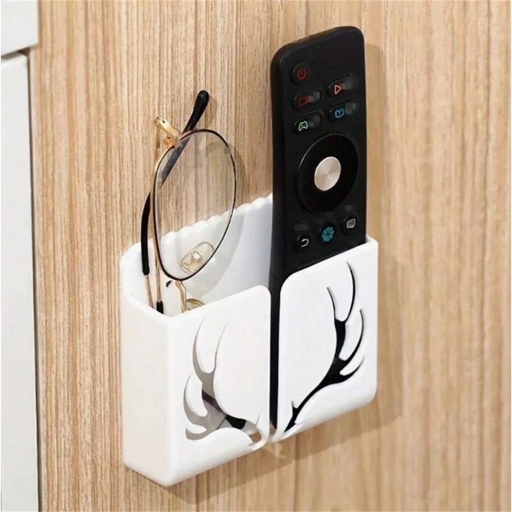 Mobile Phone Remote Control Storage Box Shelf