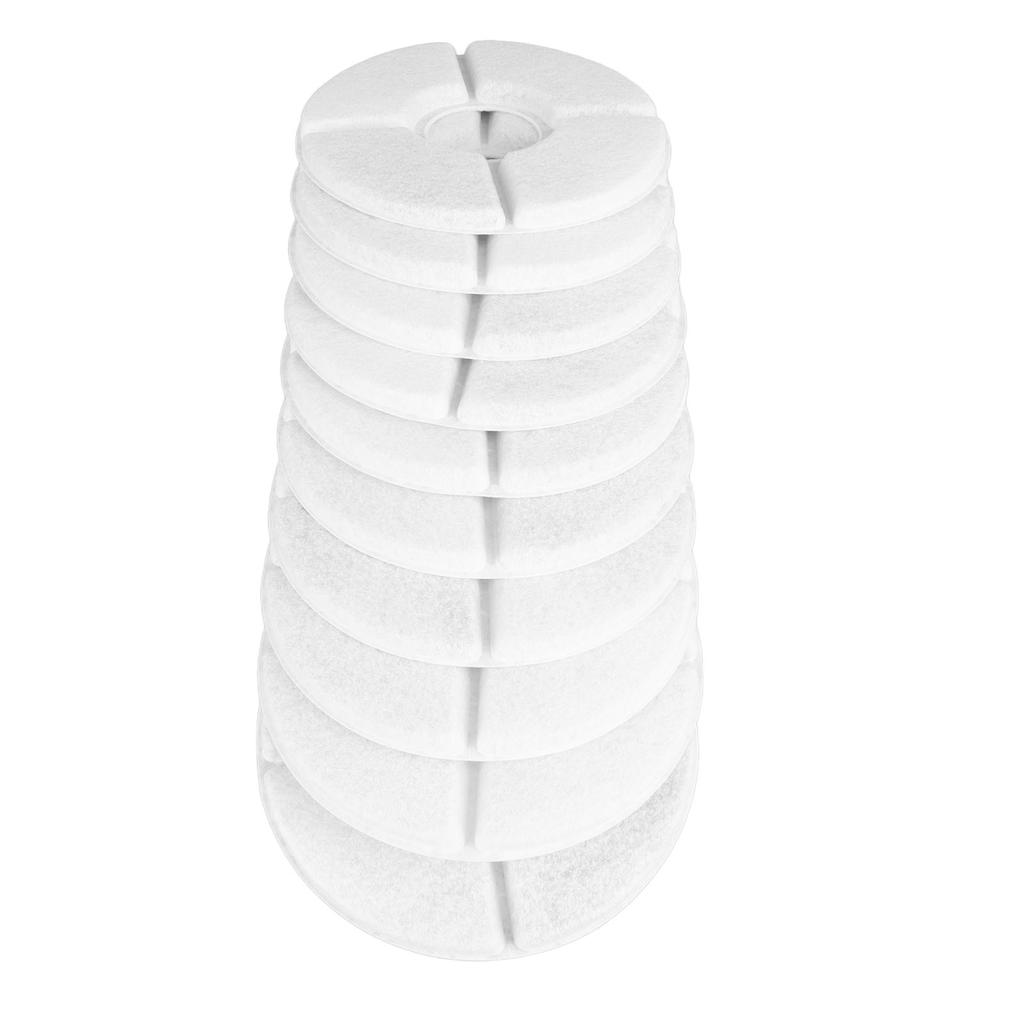 Pet Water Fountain Filter 3 Layer Filtration Replacement Activated Carbon Filter for Cat Dog Water