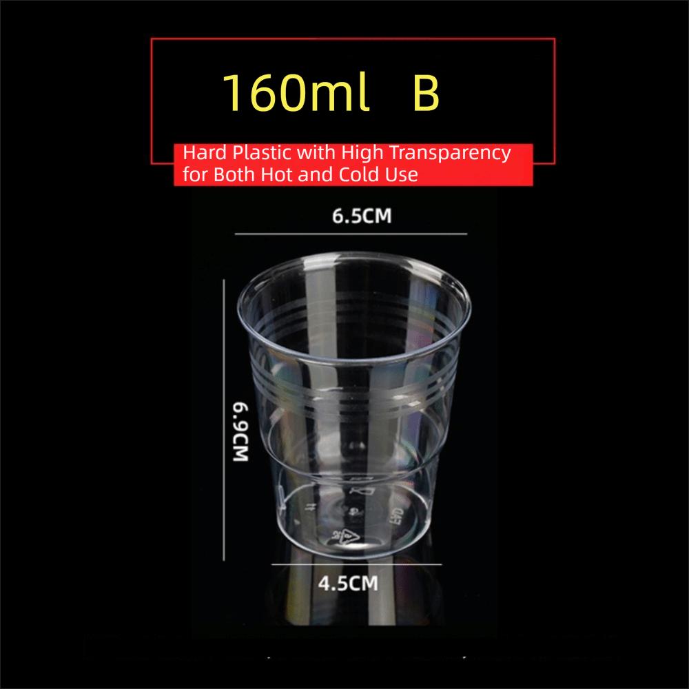 50pcs Plastic Disposable Dessert Cups Mini Size Reusable Muffin Cup  Decorating Tools