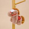 Realistic Pony Plush Keychain 2026 Year of The Horse Plush Keyring Cute Pony Doll Soft Stuffed Animal Birthday Gifts for Kids
