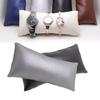 Chic PU Leather Jewelry Pillow Elegant Bracelet Organizer Watch Holder for Women