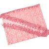 Korean Floral Lace Triangle Scarf with Tassels - Classic Breathable Design for Women