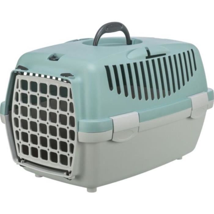 Transportboks - TRIXIE - Capri 1 - XS : 32 x 31 x 48 cm - Lys grå / Salvie