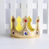 Golden Prince Crown Birthday Cake Decoration & Headwear for Kids