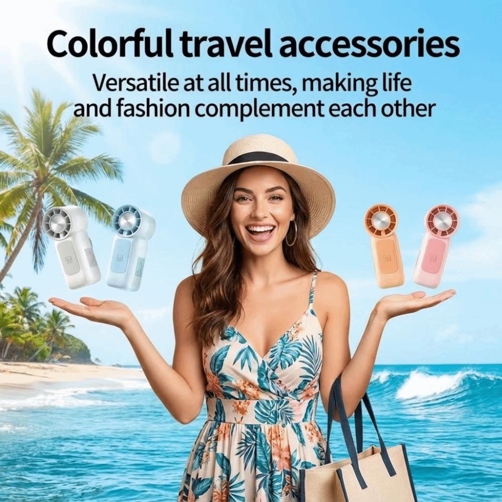 High-Speed Cooling Small Fan Strong Wind Pocket Fan Lightweight Handheld Mini Fan Student Use