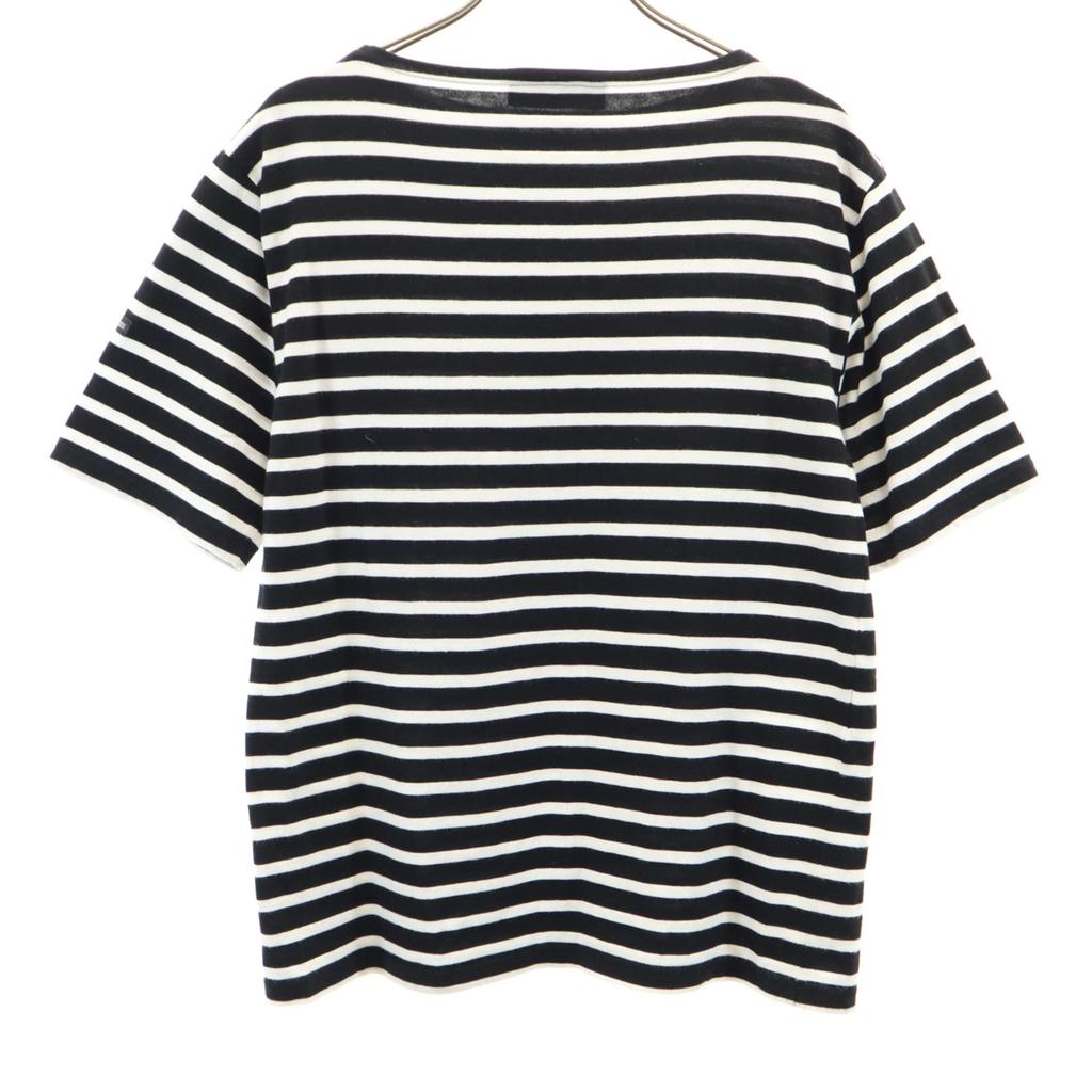 SAINT JAMES Made in France Border Pattern Short sleeve Boat neck T-shirt Women Used