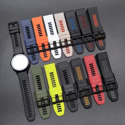 22mm 26mm Rubber Strap For Garmin Quatix 8/Enduro 3 Bracelet For Garmin Fenix 8pro E 7 7X Pro 5 5X 6 6X Pro Tactix QuickFit Band