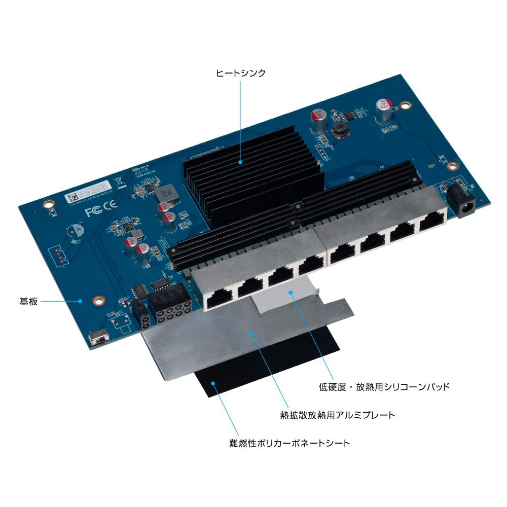 Planex Switching Hub 8-port 2.5GBASE-T FX2G-08EM
