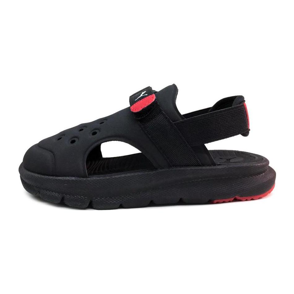 New PUMA Evolve Sandal Low Top Children's Sandals Black Red Kids' 390692-01