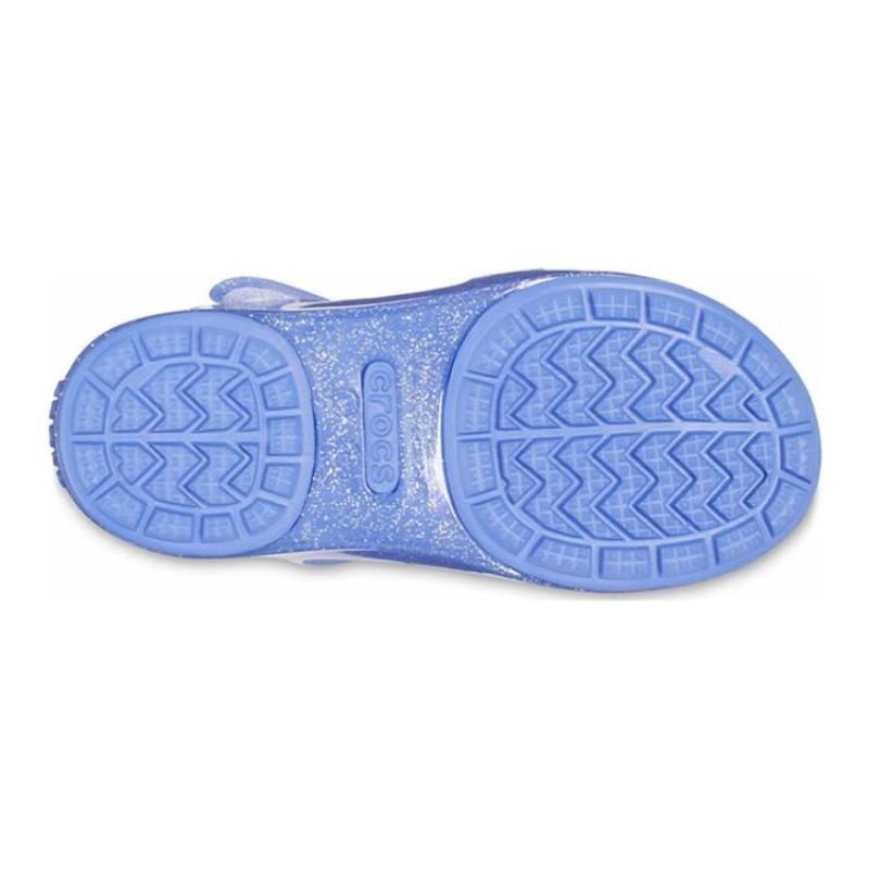 Crocs Comfortable Non-Slip Anti-Kick Shock-Absorbing Children's Sandals Moonlight Purple Children's Model