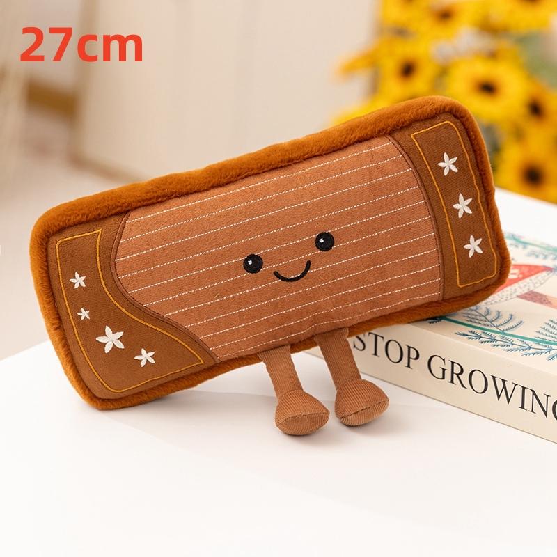 Lovely Instrument Combination Plush Saxophone Guitar Doll Guzheng Toy Piano Soft Pillow Gift For Children