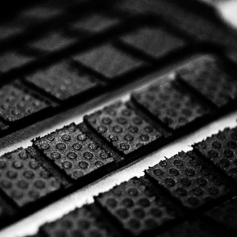 FCS Filipe Toledo Tread Lite Deck Pads/Deck Patches, Black, 3-Piece Set