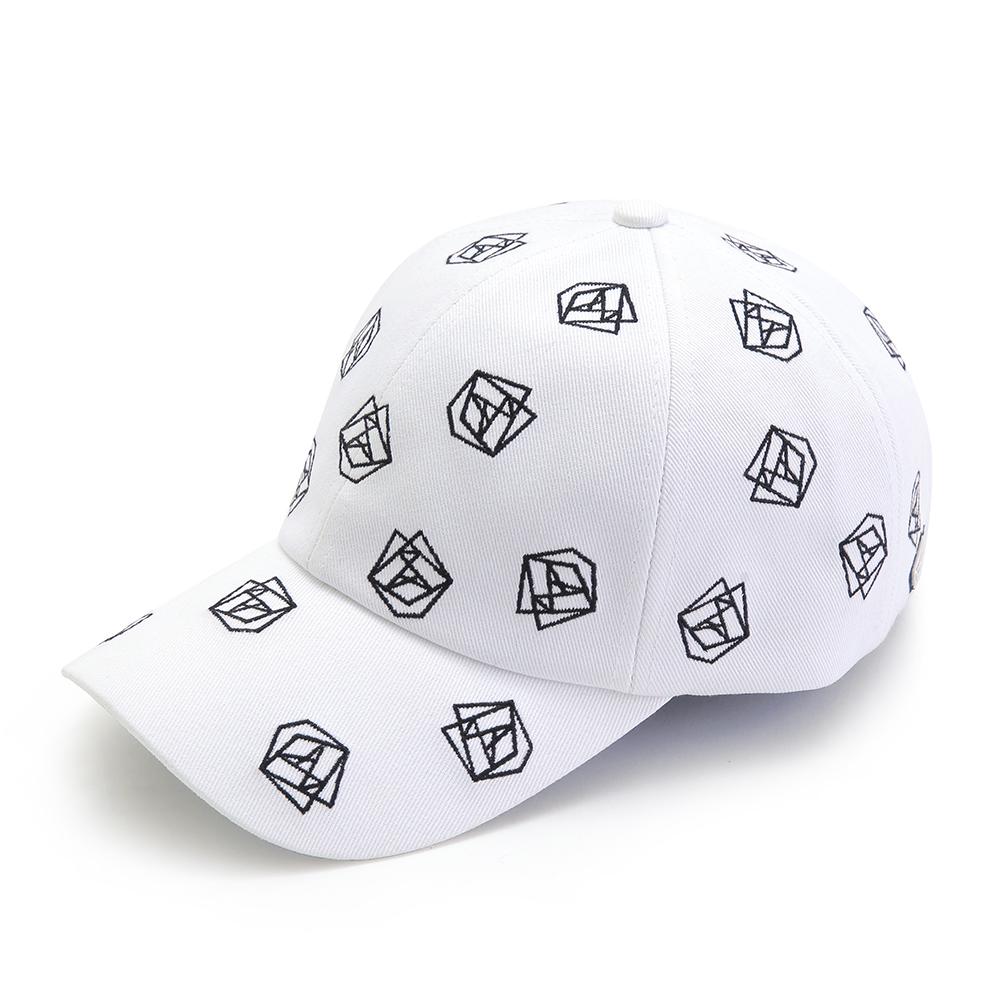 Taimseullib Multiple Logo White Ball Cap Tbc04702