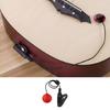 Quick Mount Guitar Transducer Suitable for Electric Ukulele and Percussion Instruments Ergonomic Design Nonslip Grip