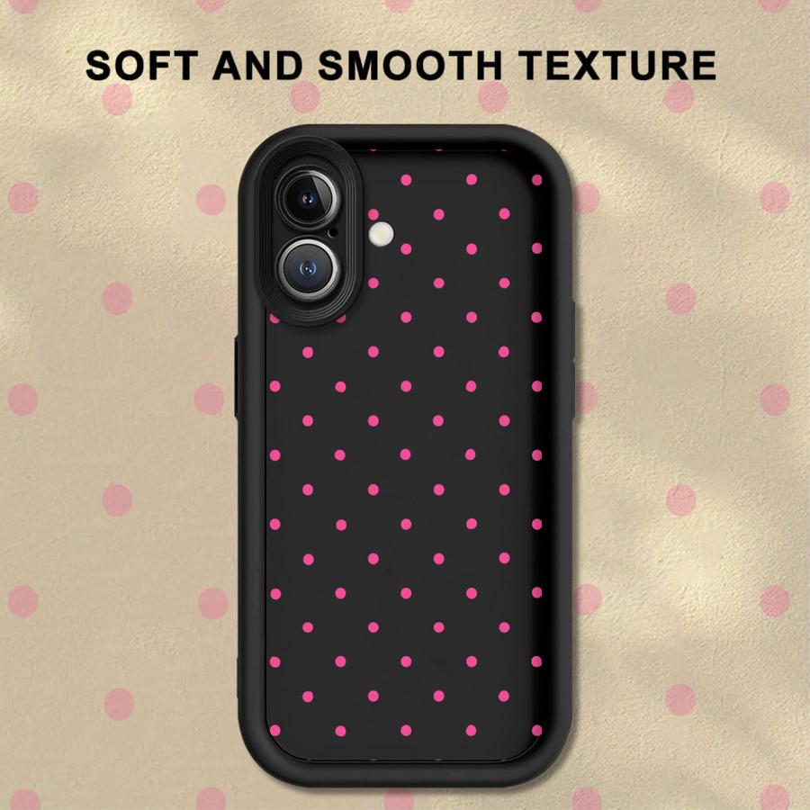 Phone Cover Case for iPhone 17 Pro Max 16 12 Pro 11 14 13 15 Plus Air INS Polka Dot Small Fresh