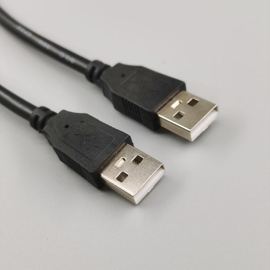Copper Core USB 2.0 Male-to-Male Data Cable for Computer Connection, Dual-Head, A-to-A, Ideal for Mobile Hard Drive Enclosures