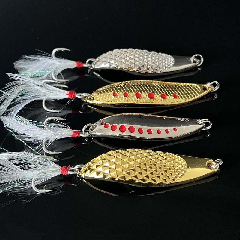 Gold, Silver, Nude Sequin Lure Bait