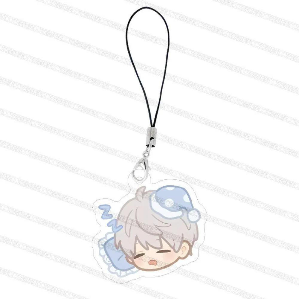 Big Avatar Love and Deepspace Anime Mobile Phone Lanyard KeyChain Sylus Zayne Men Women Print Figure Hanging Key Rope Pendant