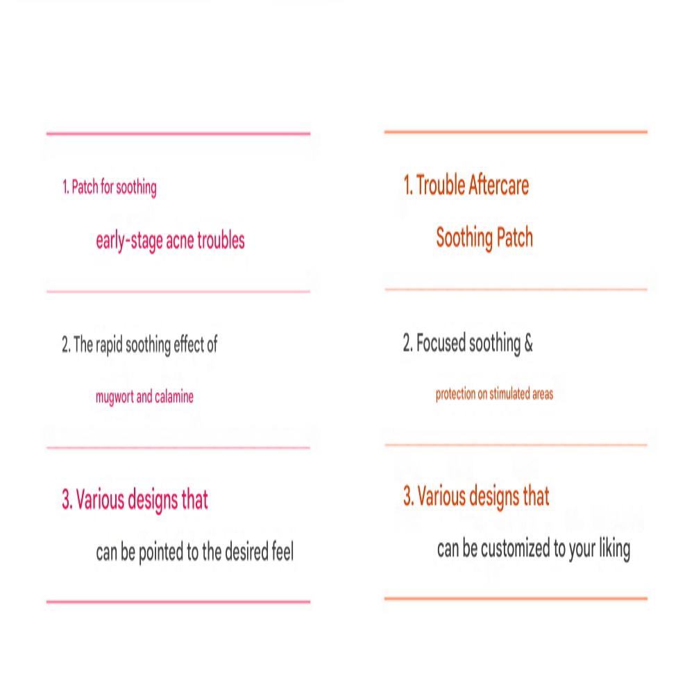 A Solution Trouble Patch 2 Typen (Stelle : Vor dem Quetschen 57 + Klar : Nach dem Auspressen von 26 Blättern)