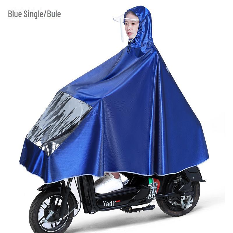 Dvojitý elektrický pláštěnka na auto/motocykl - Zesílený, zvětšený žakár pro dvě dospělé osoby