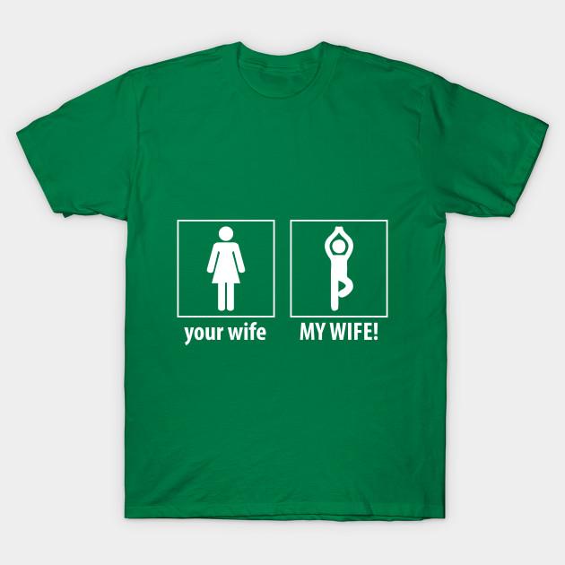 

Unisex Fashion TShirt Yoga Gift Shirt For My Wife Print TShirt Plus Size S-5XL T-Shirt 100%Cotton Tops O Neck Short Sleeve Tees 4XL зелений