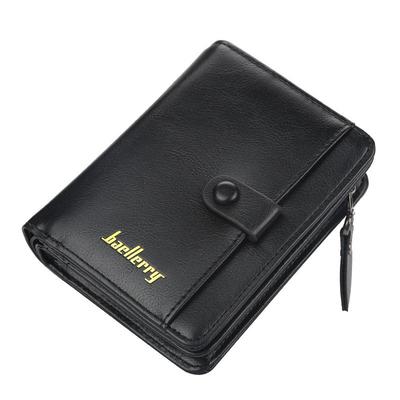 Wallet Men's Short European American Multi Card Zipper Coin Purse Youth Multifunctional Driver's License Bag