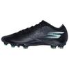 Rasierer 1.5 Elite Komfortabel Vielseitig FG (Gummi Langbolzen) Robuste Fußballschuhe Unisex Fußballschuhe Schwarz Silber 252020-BKSL