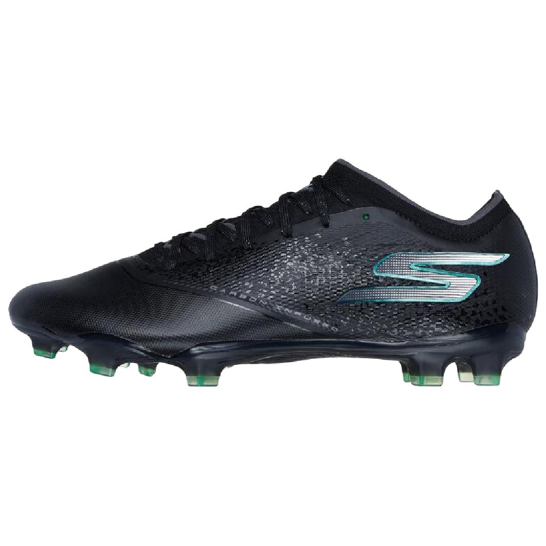 Joom Skechers Unisex Black/Silver Razor 1.5 Elite Comfortable Versatile Fg (Rubber Long Stud) Durable Soccer Shoes Soccer Shoes 252020-Bksl Cm