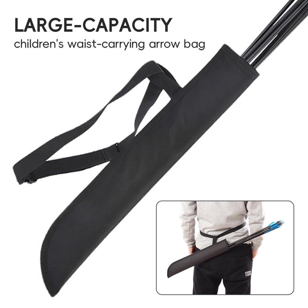 Arrow Holder Bow Quiver Adjustable Oxford Cloth Archery Arrow Quiver Holder Backpack Waist Bag for Bow Recurve Longbow Hunting
