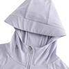 Anta Light Shield Comfortable Simple Breathable Hooded Versatile Casual Slim Fit Sun Protection Jacket Women jackets Light-Purple Gray 162627709-6