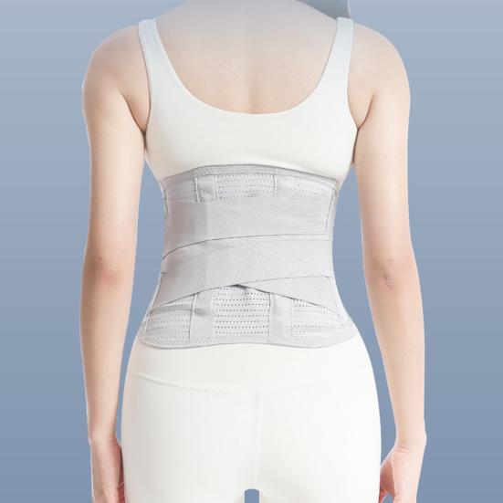 Breathable Back Support Brace, Adjustable Waist Wrap for Lower Back Pain Relief, Herniated Disc, Lumbar Compression Belt for Sports, Fitness